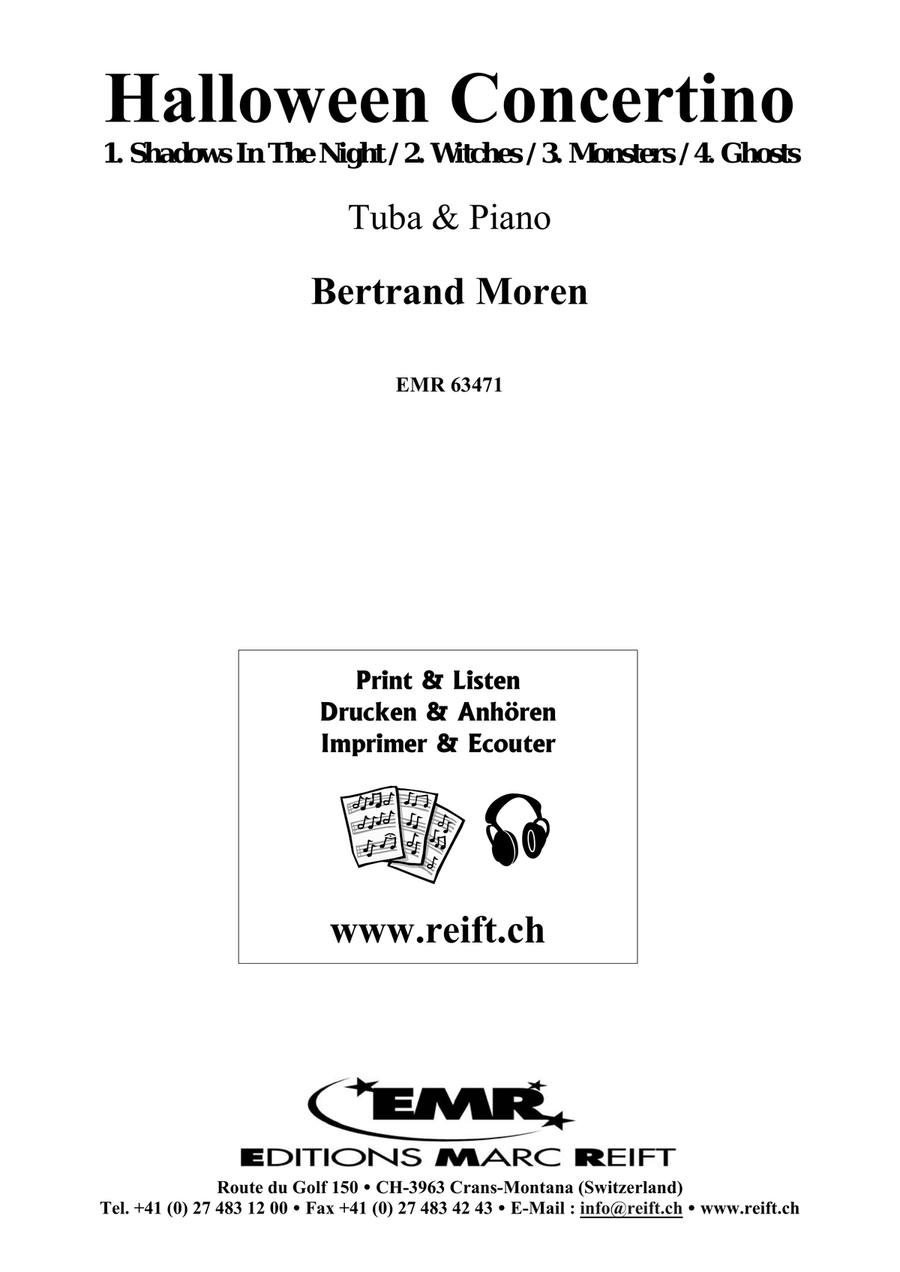 Halloween Concertino by Bertrand Moren Tuba - Sheet Music page 2
