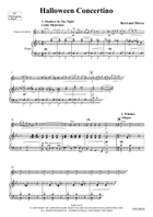 Halloween Concertino Soprano Saxophone scores gallery preview page 5