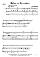 Halloween Concertino Voice Solo scores gallery preview page 5