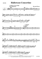Halloween Concertino Flute Solo scores gallery preview page 4