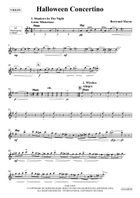 Halloween Concertino Violin Solo scores gallery preview page 4