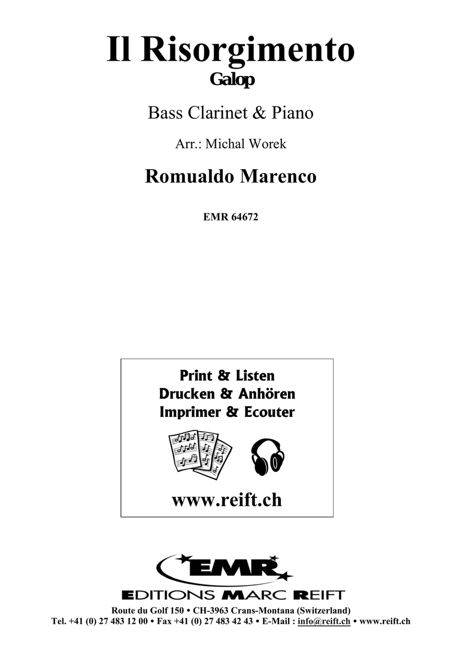 Il Risorgimento Il Risorgimento Bass Clarinet scores gallery preview page 2