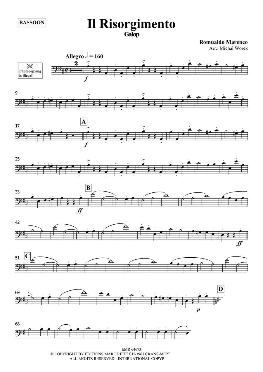 Il Risorgimento Il Risorgimento Bassoon Solo scores gallery preview page 3