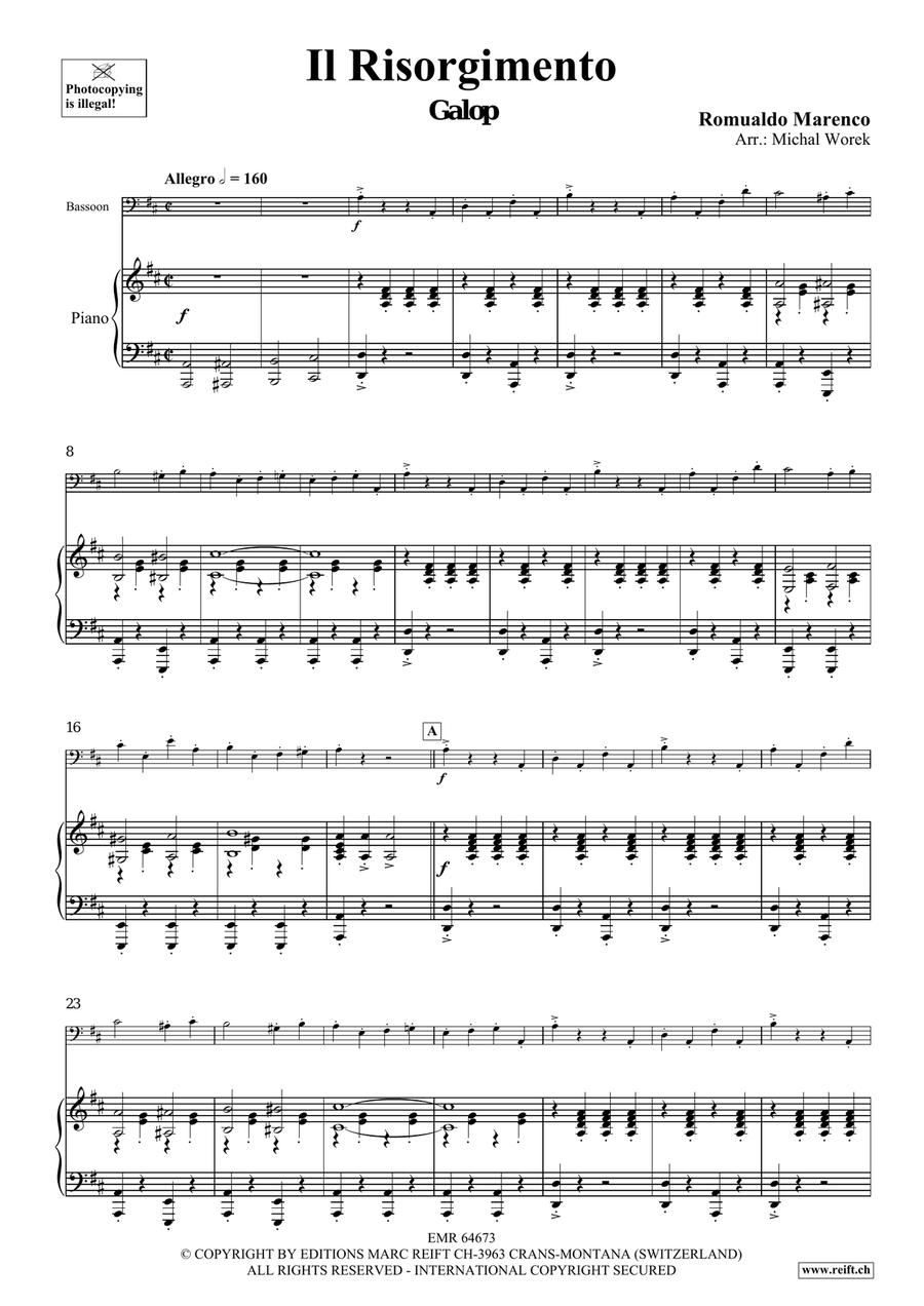 Il Risorgimento Il Risorgimento Bassoon Solo scores gallery preview page 4
