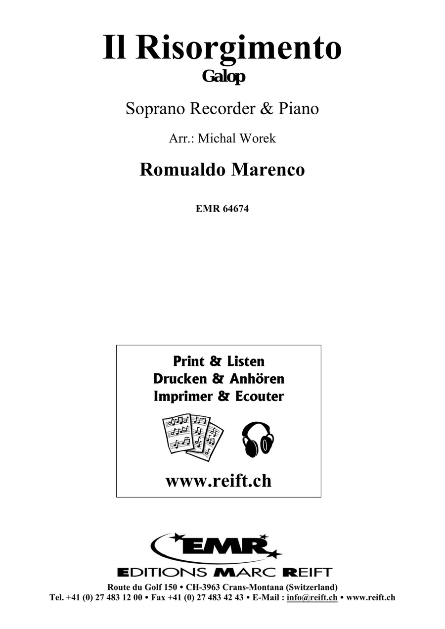 Il Risorgimento Il Risorgimento Soprano Recorder scores gallery preview page 2