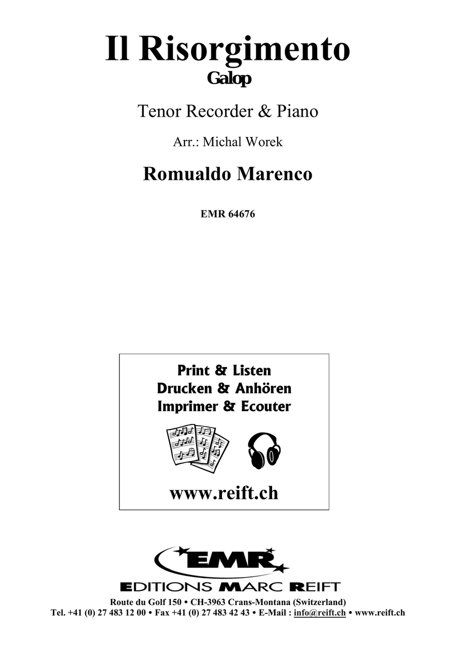 Il Risorgimento Il Risorgimento Tenor Recorder scores gallery preview page 2