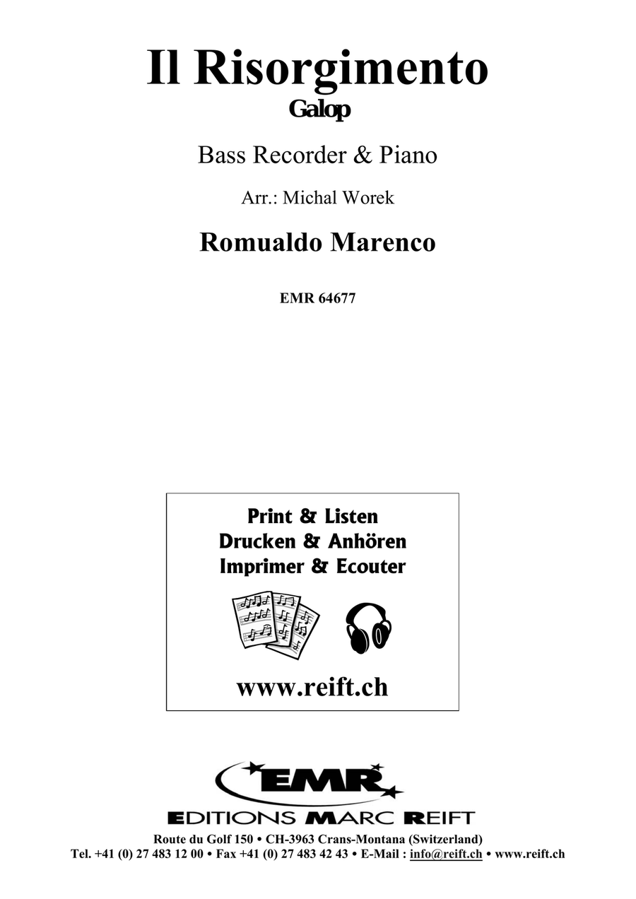 Il Risorgimento Il Risorgimento Bass Recorder scores gallery preview page 2