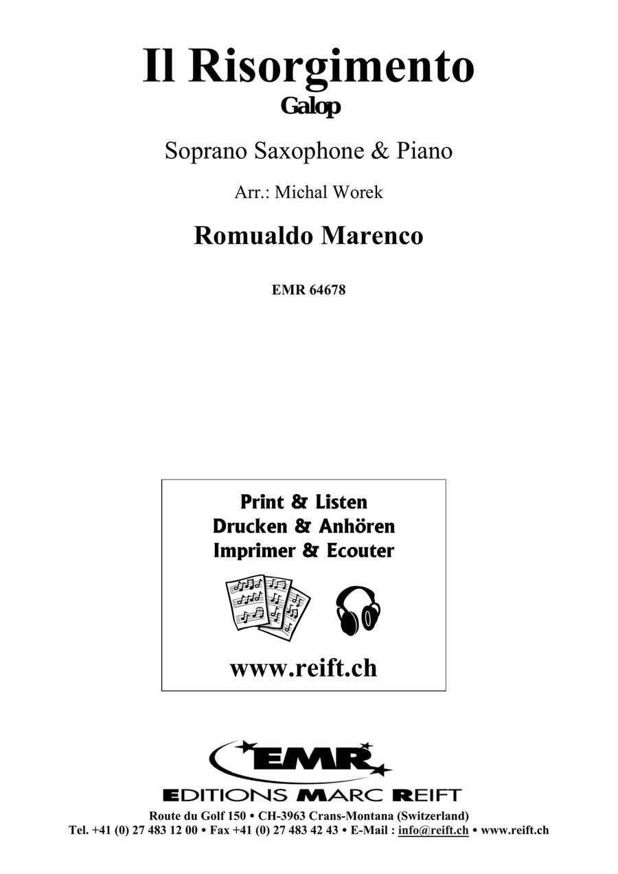Il Risorgimento Soprano Saxophone scores gallery preview page 2