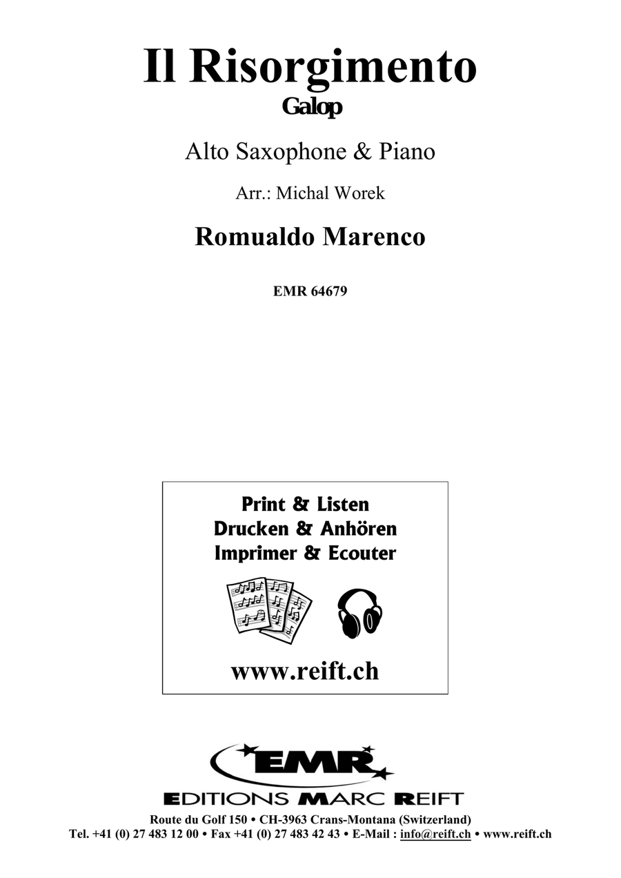 Il Risorgimento Il Risorgimento Alto Saxophone scores gallery preview page 2