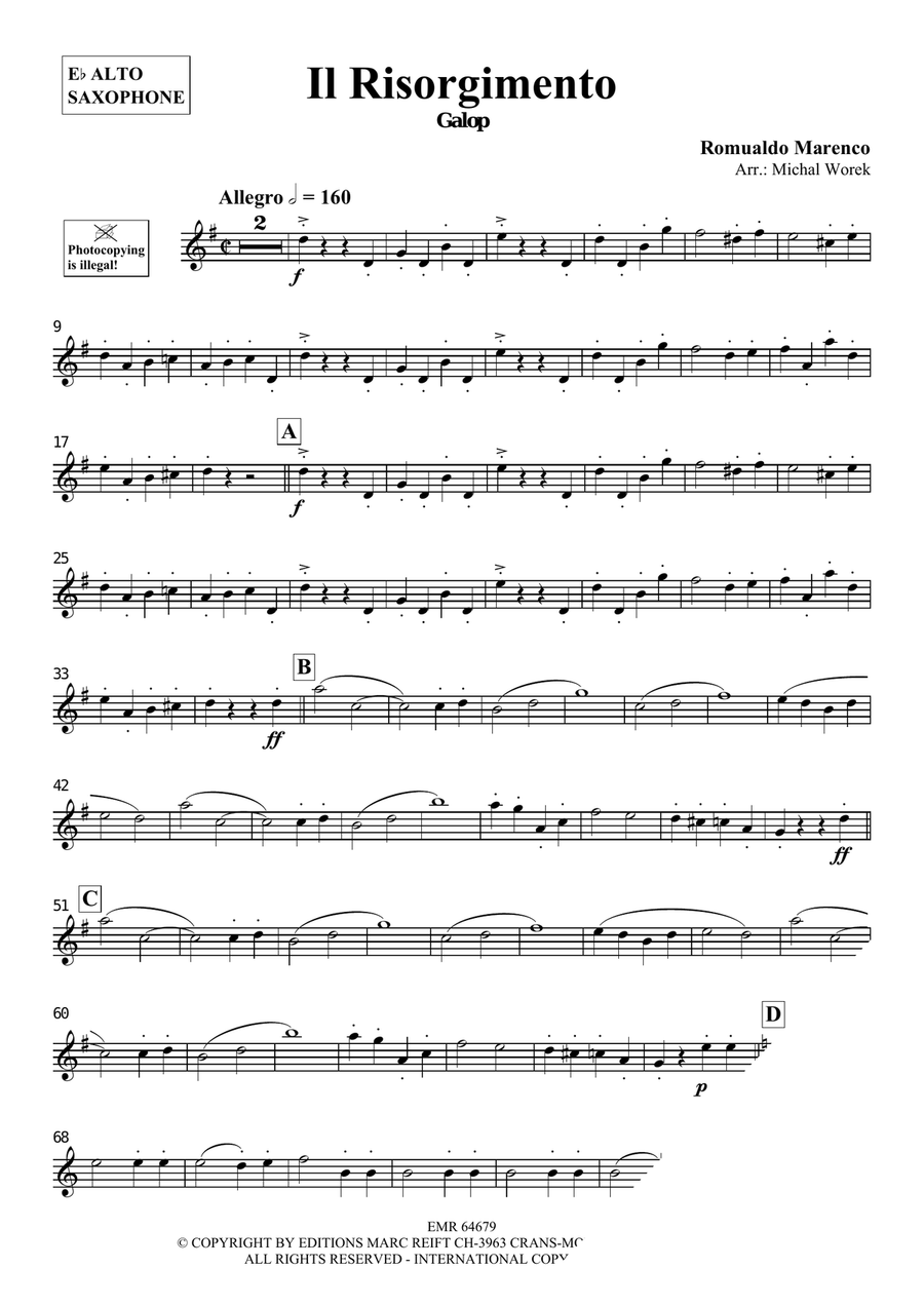 Il Risorgimento Il Risorgimento Alto Saxophone scores gallery preview page 3