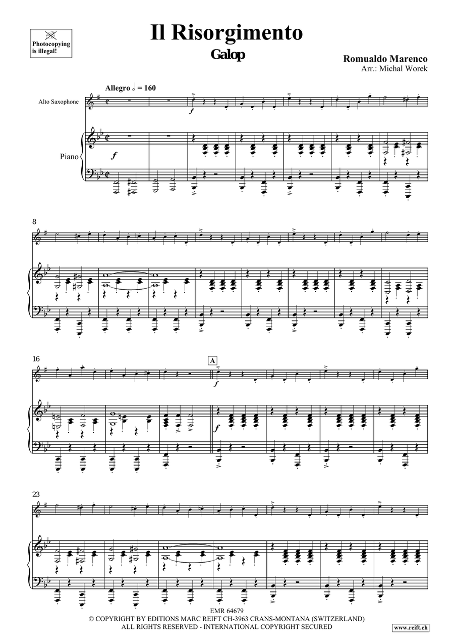 Il Risorgimento Il Risorgimento Alto Saxophone scores gallery preview page 4