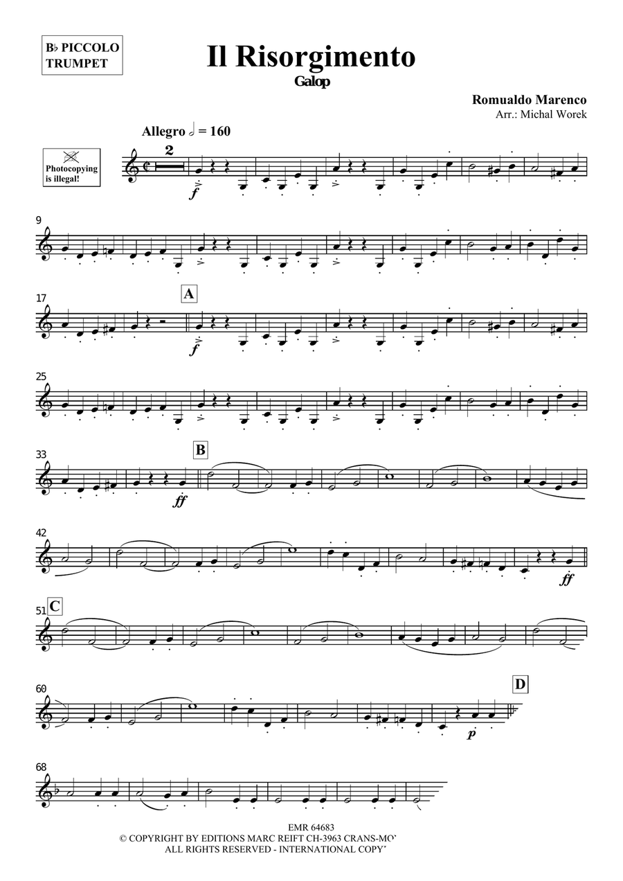 Il Risorgimento Il Risorgimento Piccolo Trumpet scores gallery preview page 3