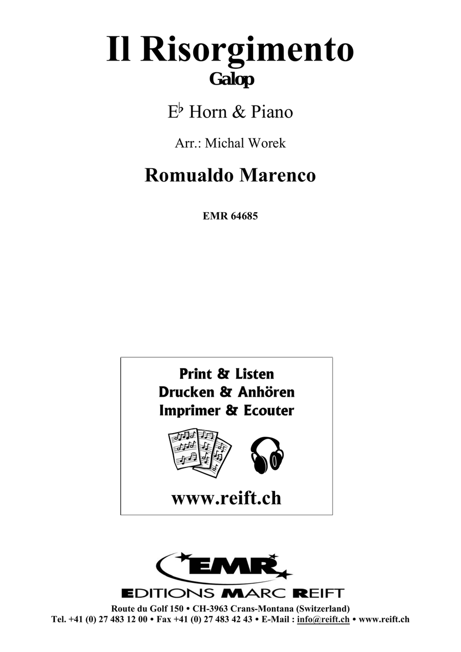 Il Risorgimento Il Risorgimento Horn scores gallery preview page 2