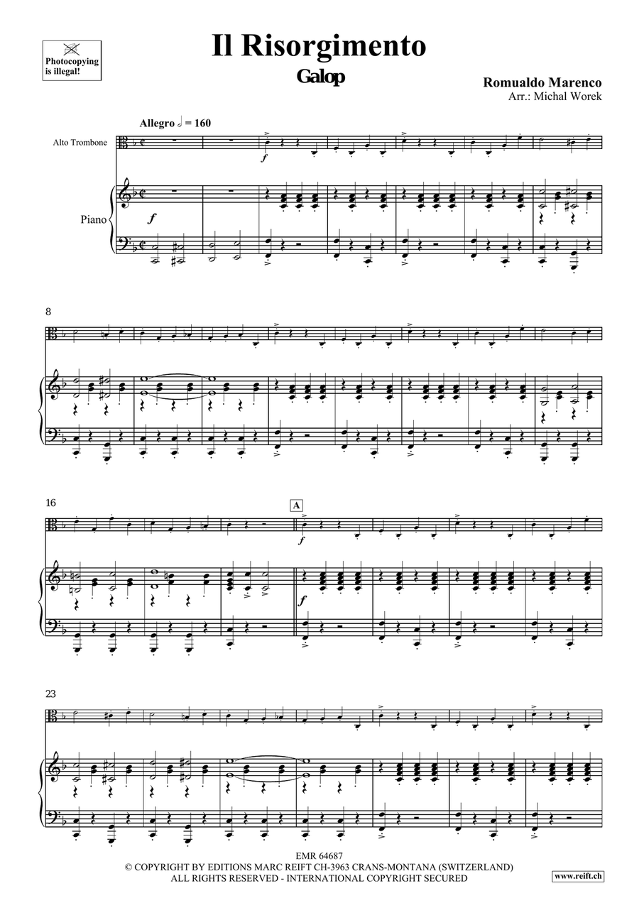 Il Risorgimento Il Risorgimento Piano Accompaniment scores gallery preview page 4
