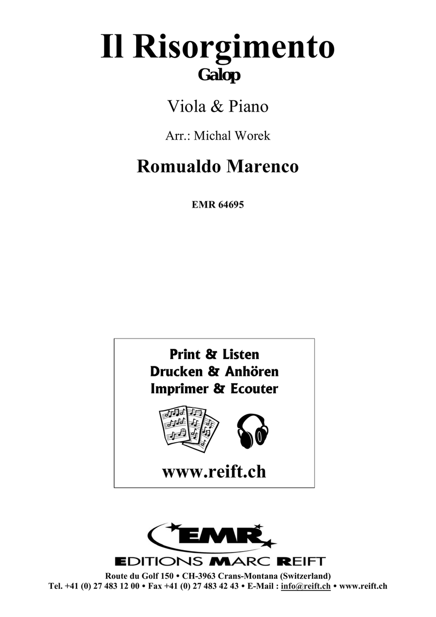 Il Risorgimento Il Risorgimento Piano Accompaniment scores gallery preview page 2