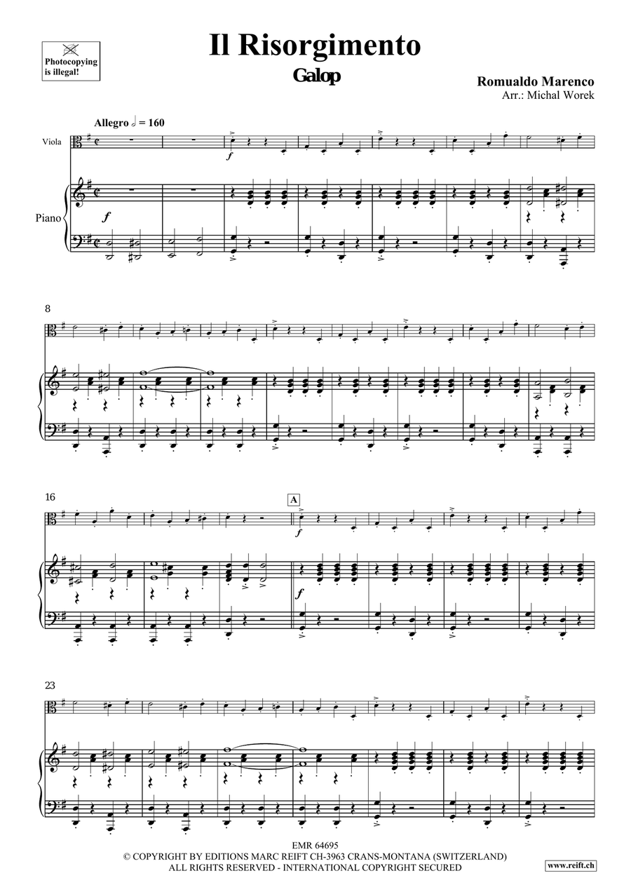 Il Risorgimento Il Risorgimento Piano Accompaniment scores gallery preview page 4