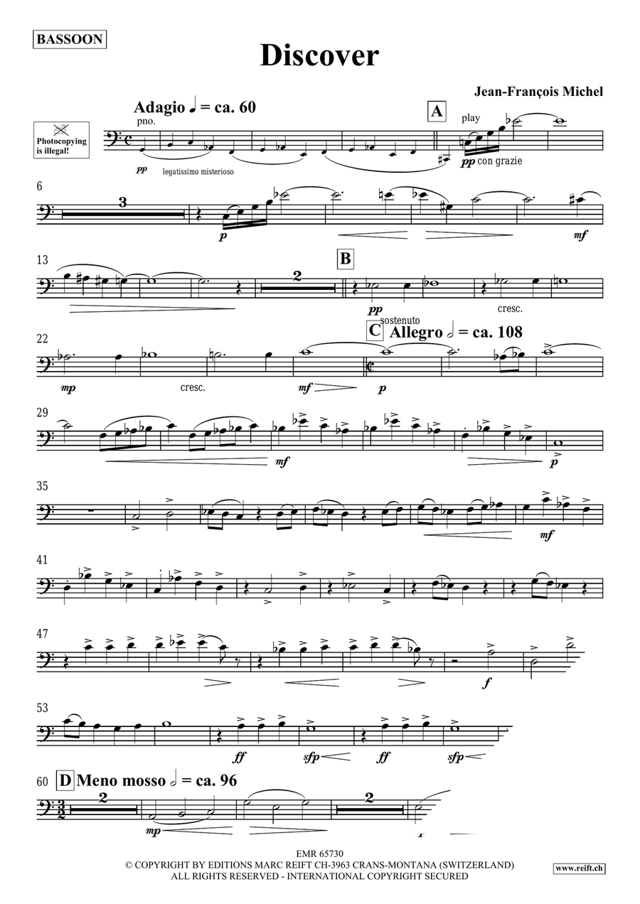 Discover Discover Bassoon Solo scores gallery preview page 4
