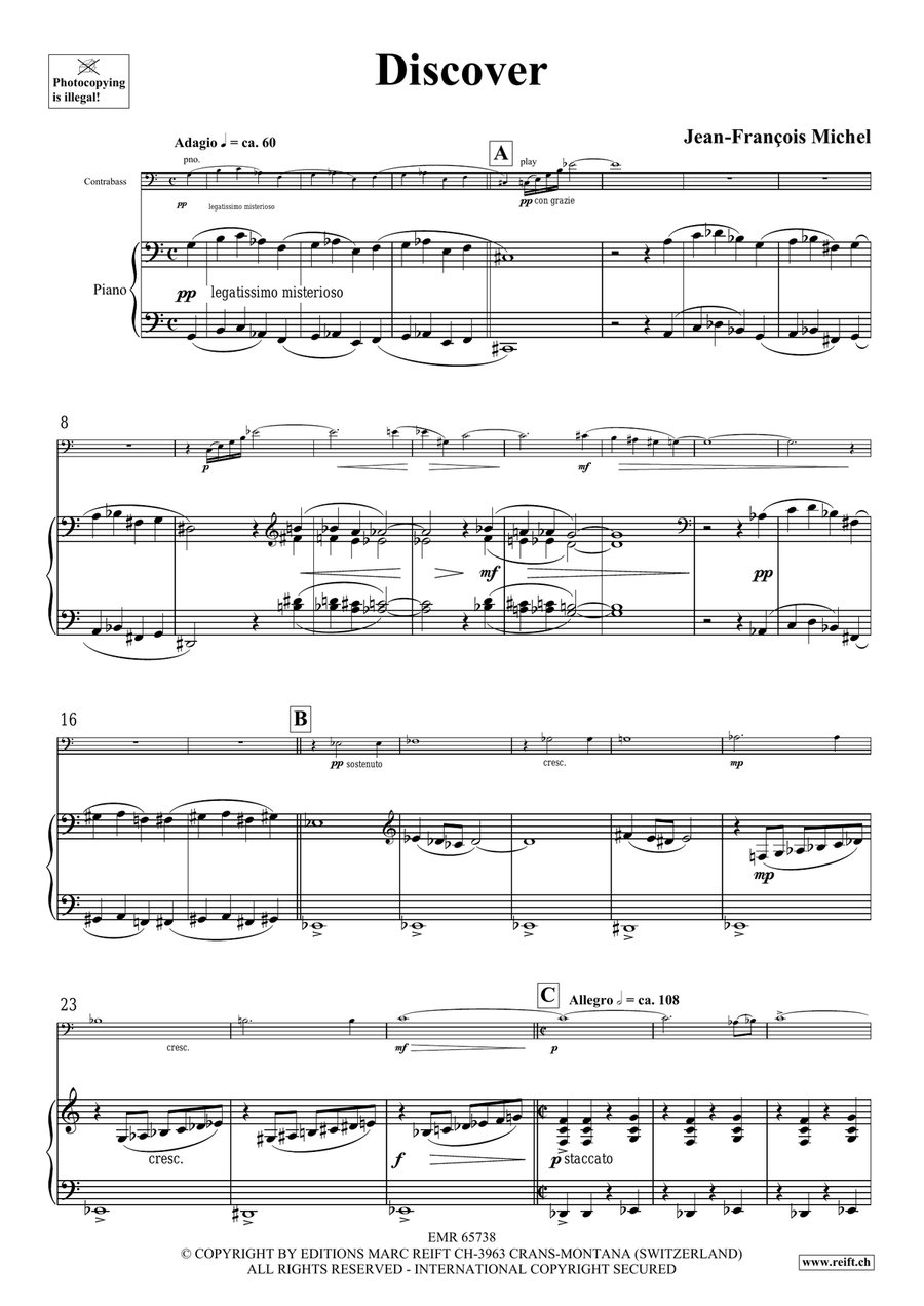 Discover Discover Double Bass scores gallery preview page 5