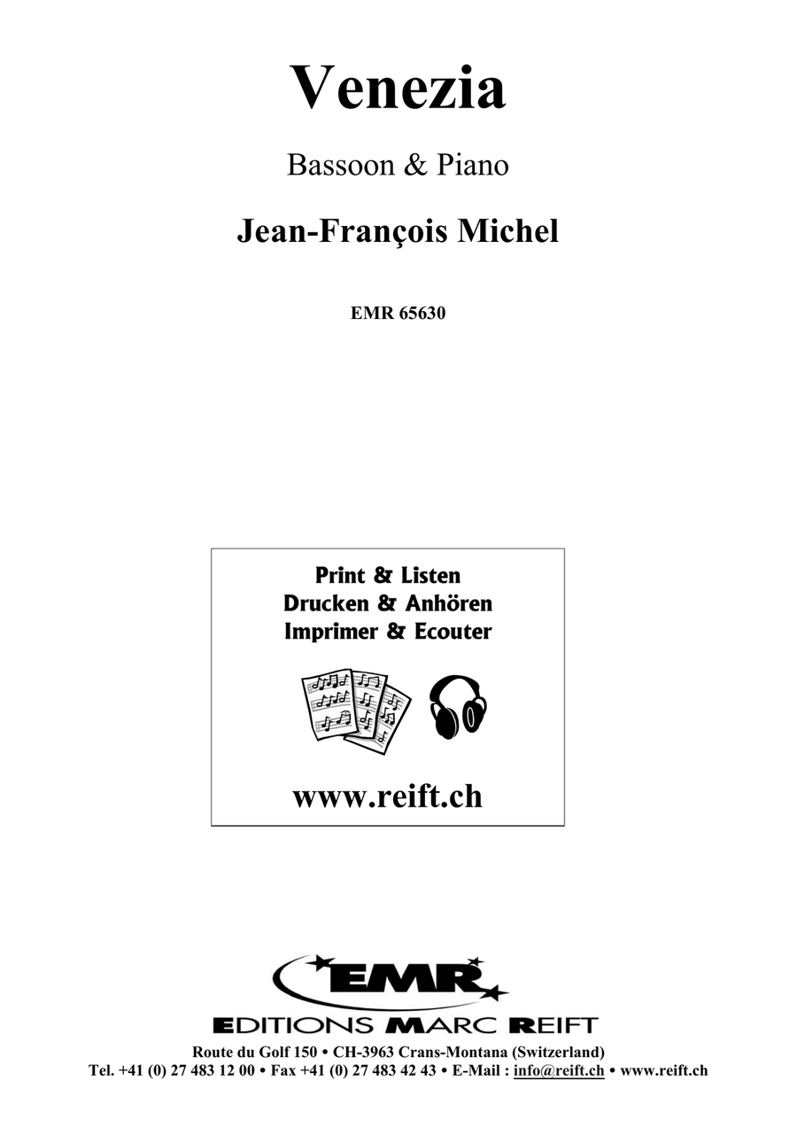 Venezia Venezia Bassoon Solo scores gallery preview page 2