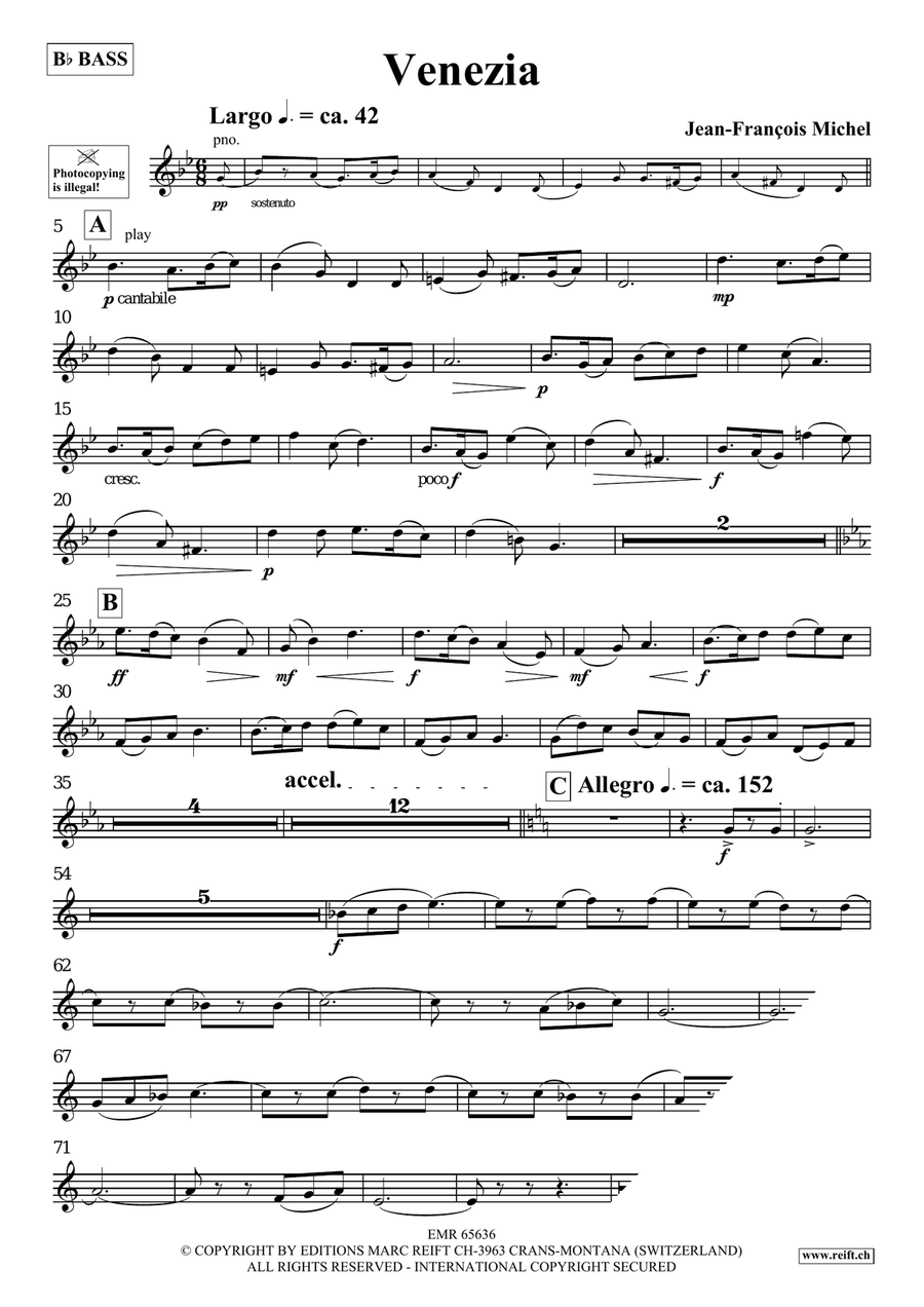 Venezia Venezia Voice Solo scores gallery preview page 4