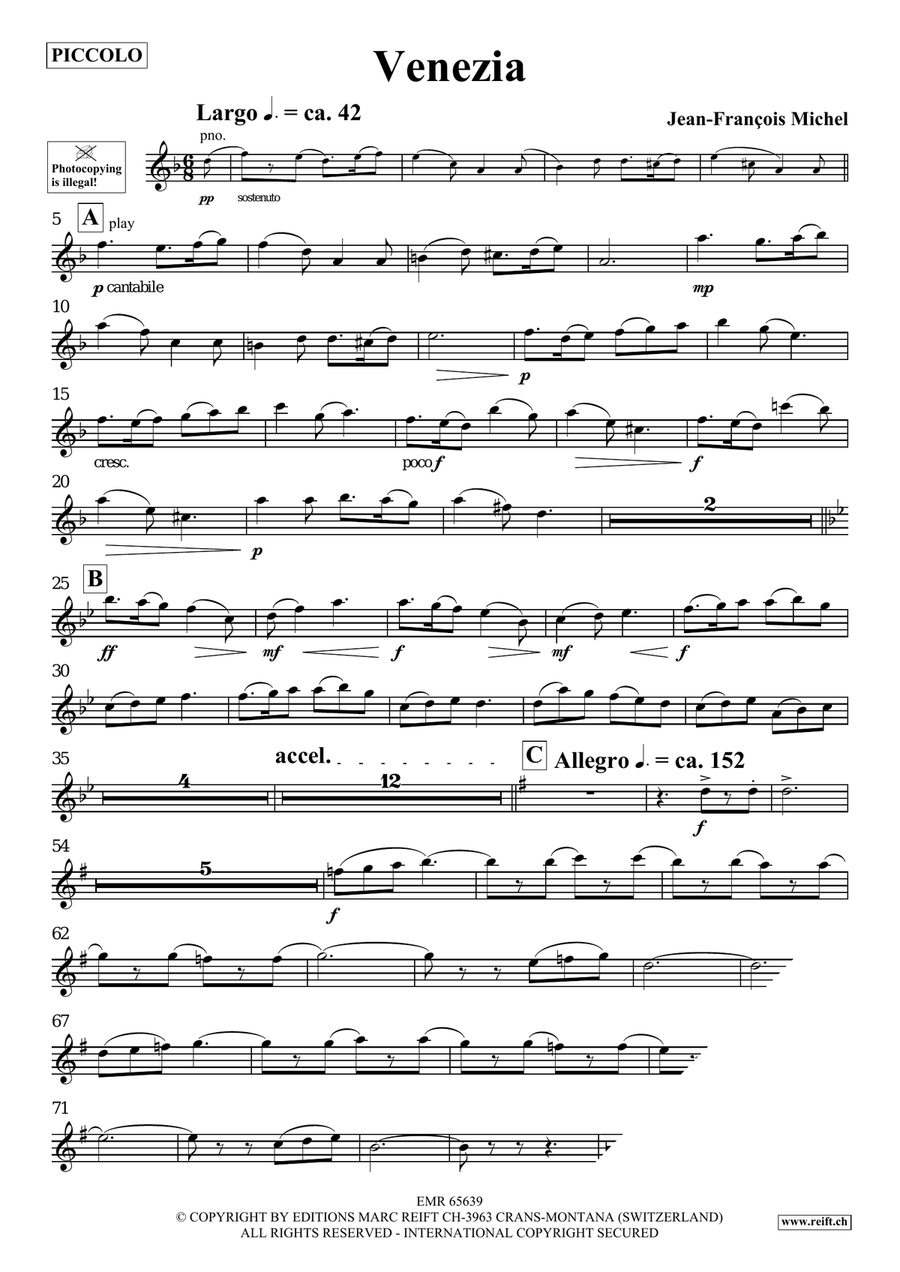 Venezia Piccolo scores gallery preview page 4