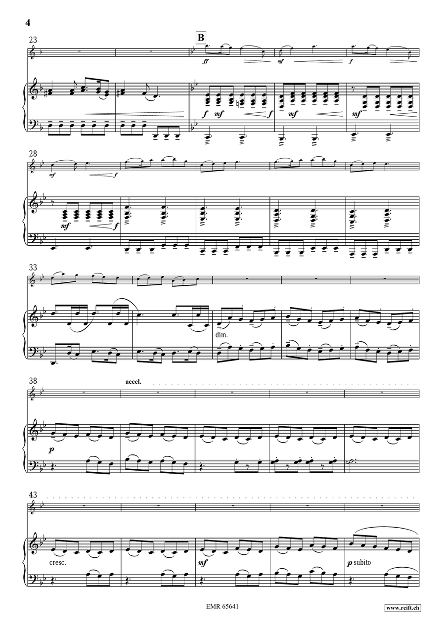 Venezia by Jean-Francois Michel Violin Solo - Sheet Music page 6