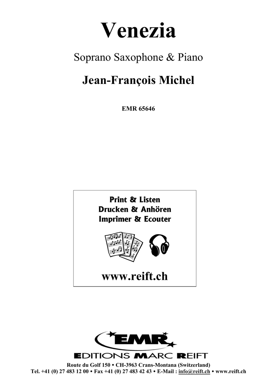 Venezia Soprano Saxophone scores gallery preview page 2
