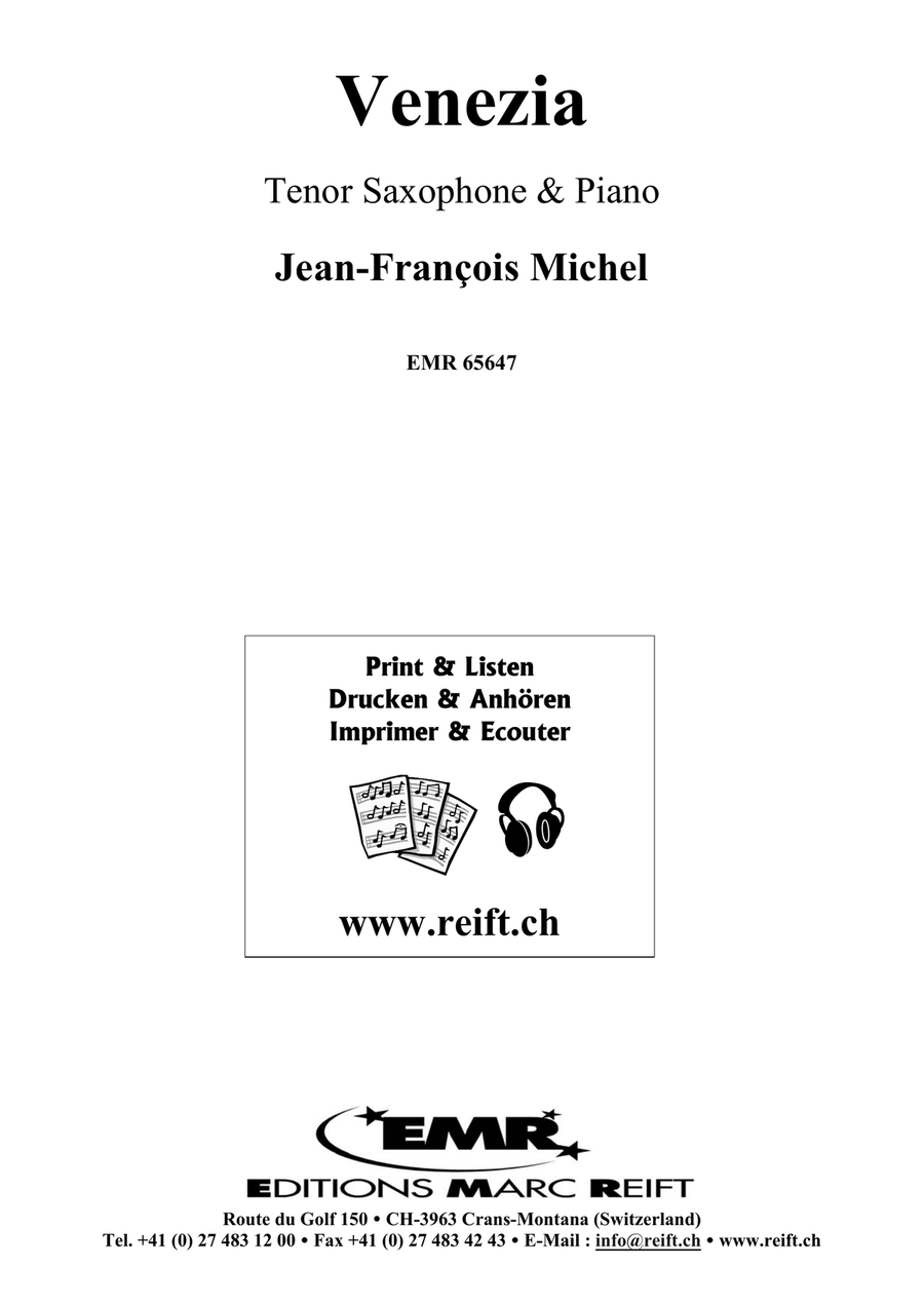Venezia Tenor Saxophone scores gallery preview page 2