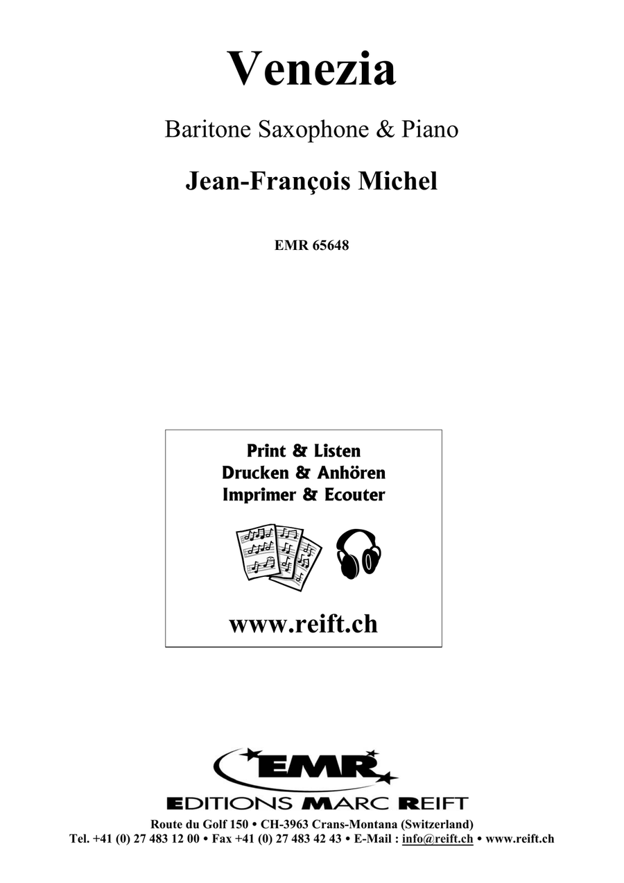 Venezia Venezia Baritone Saxophone scores gallery preview page 2