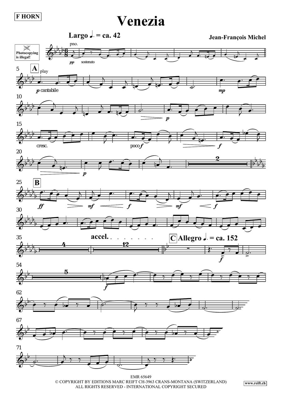 Venezia Venezia Horn scores gallery preview page 4
