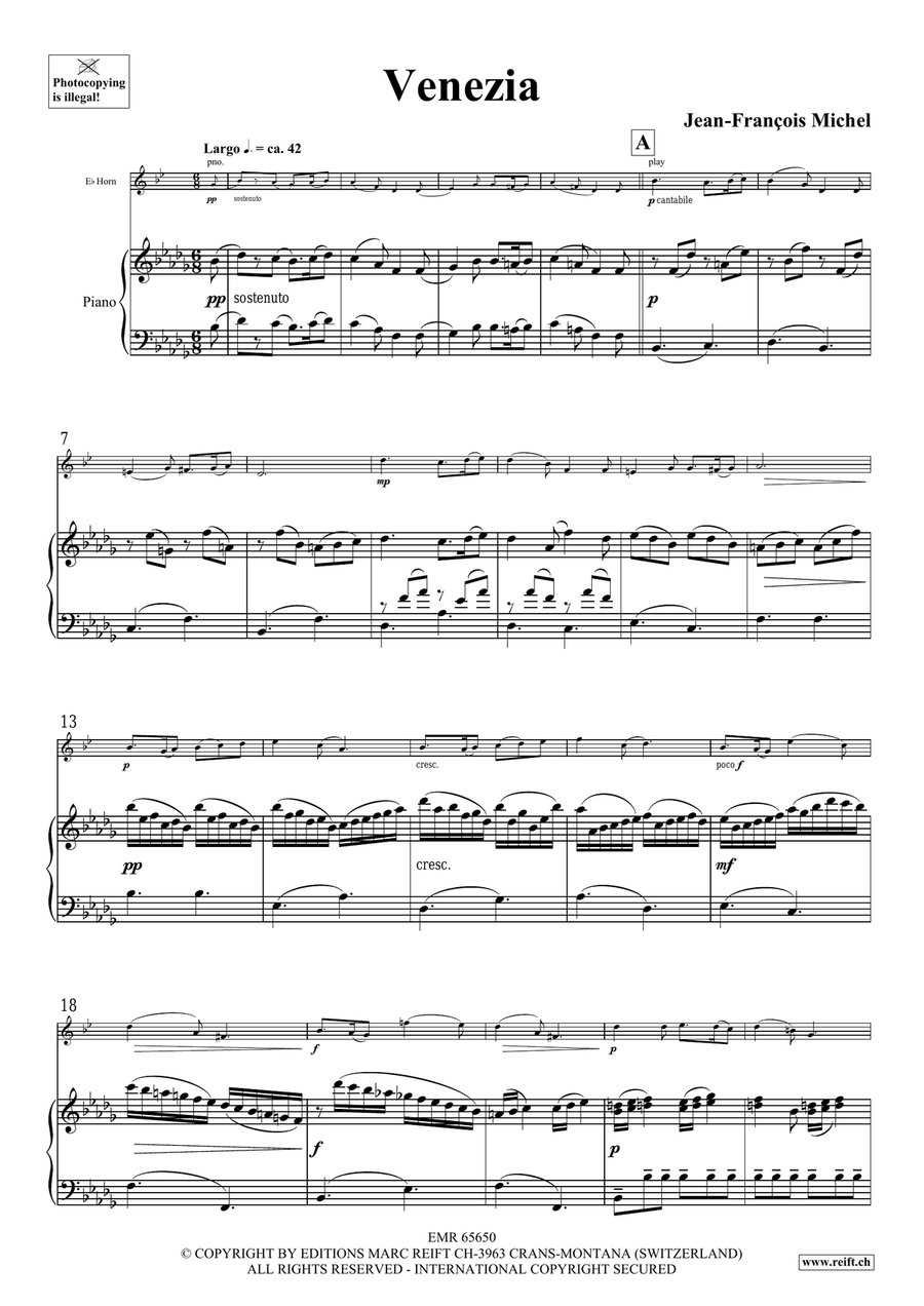Venezia Venezia Horn scores gallery preview page 5