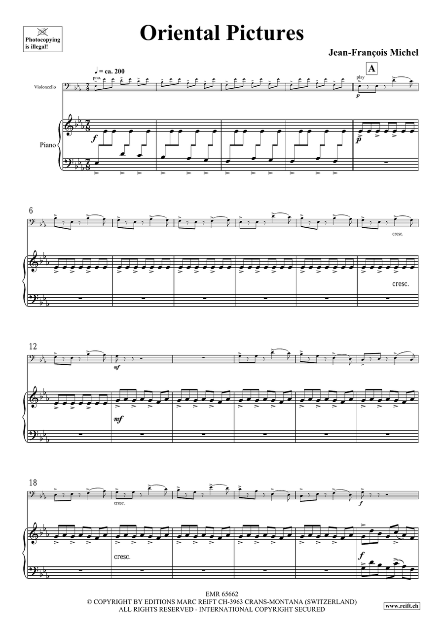 Oriental Pictures Oriental Pictures Piano Accompaniment scores gallery preview page 5