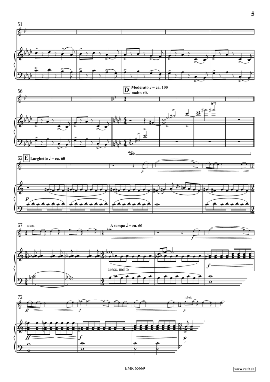 Oriental Pictures by Jean-Francois Michel Clarinet Solo - Sheet Music page 7