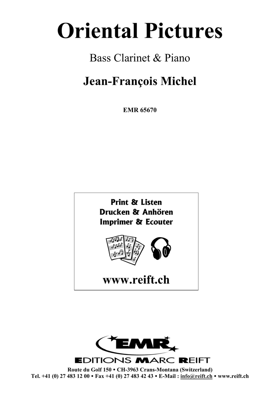 Oriental Pictures Oriental Pictures Bass Clarinet scores gallery preview page 2