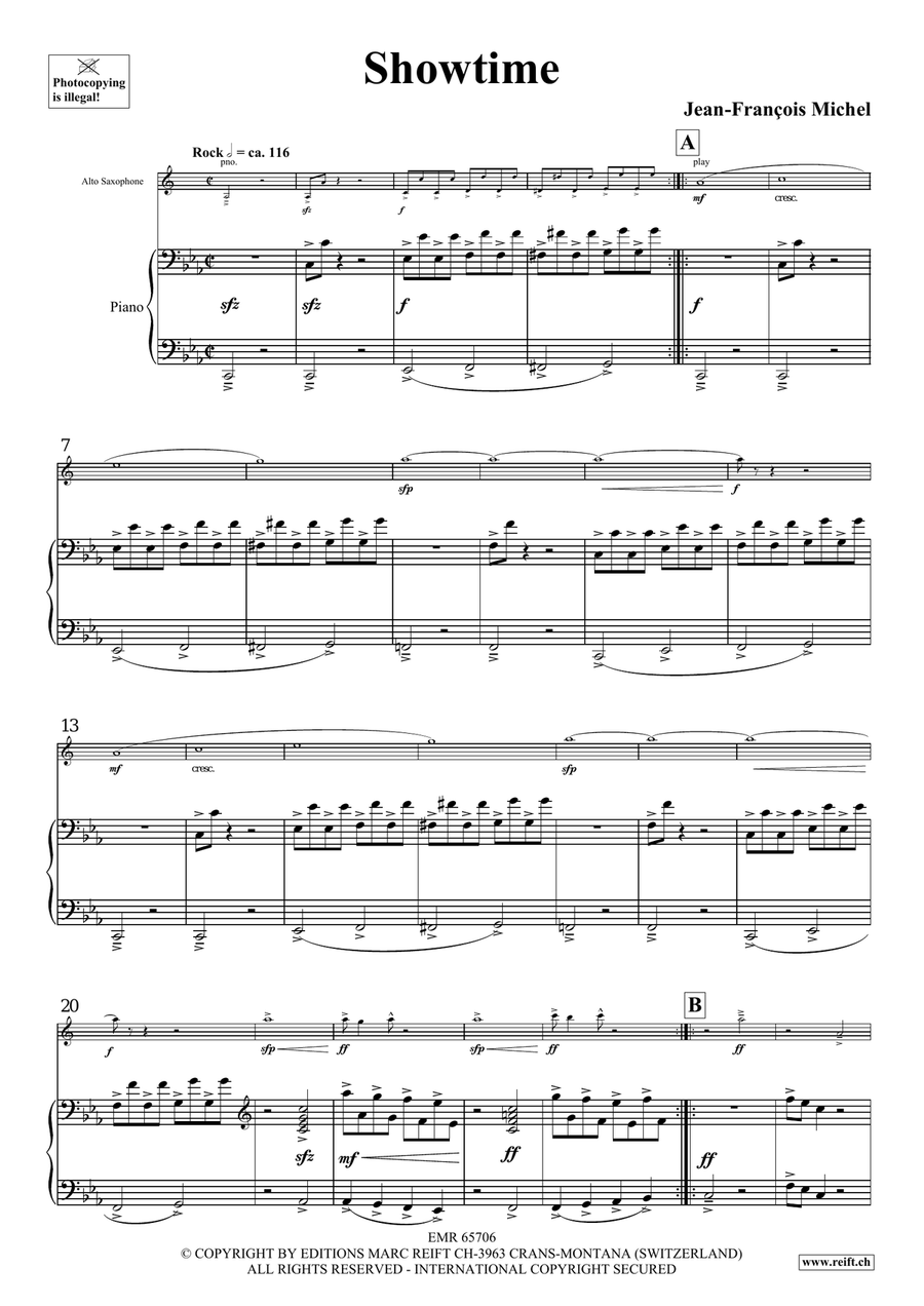 Showtime Showtime Alto Saxophone scores gallery preview page 5