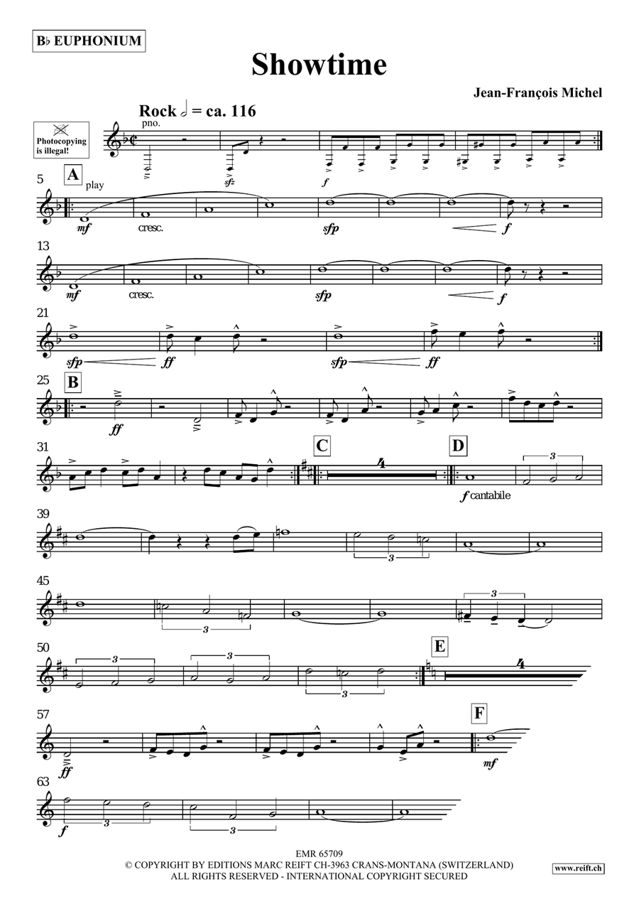Showtime Showtime Euphonium scores gallery preview page 4