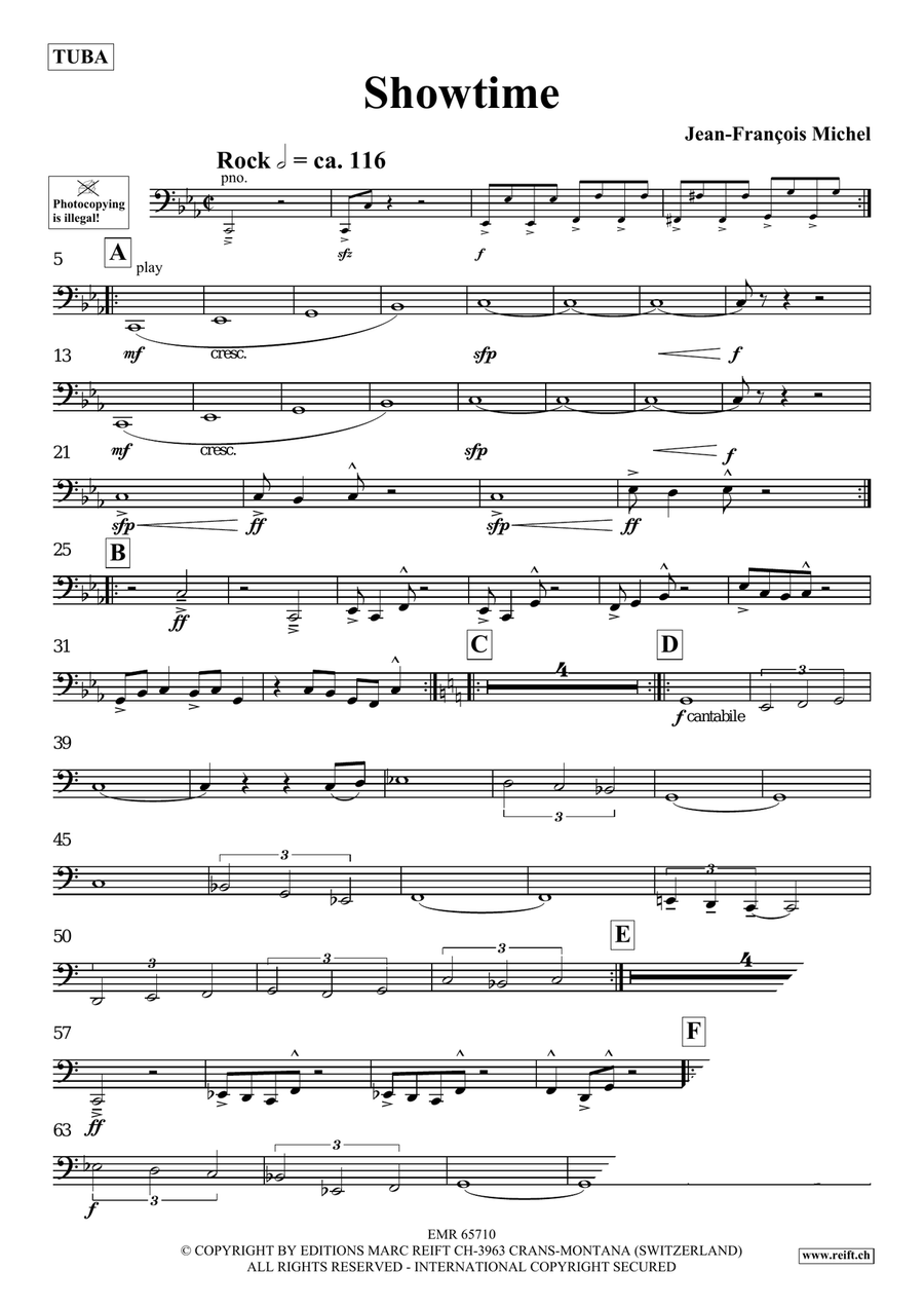 Showtime Showtime Tuba scores gallery preview page 4