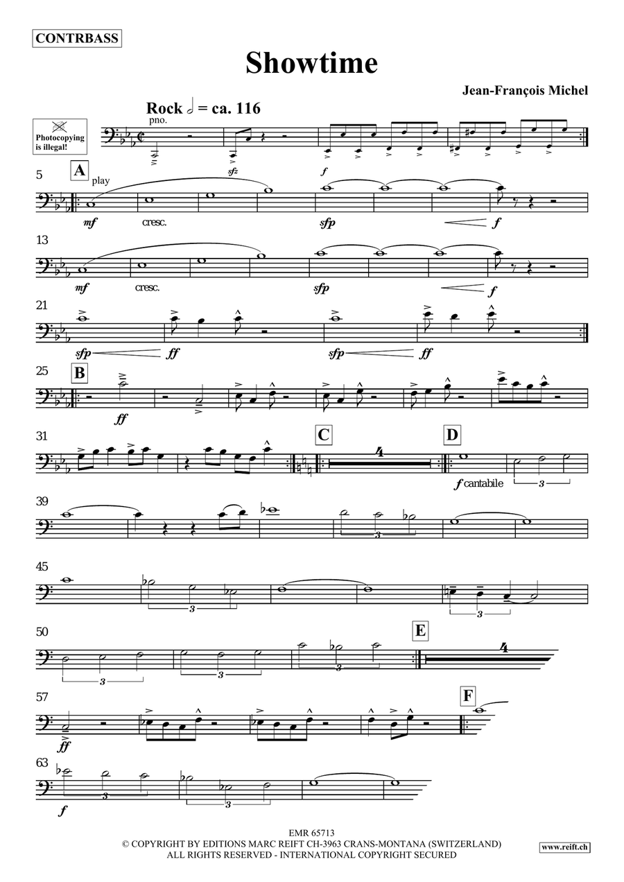 Showtime Showtime Double Bass scores gallery preview page 4