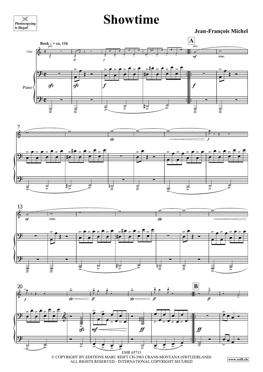 Showtime Showtime Flute Solo scores gallery preview page 5