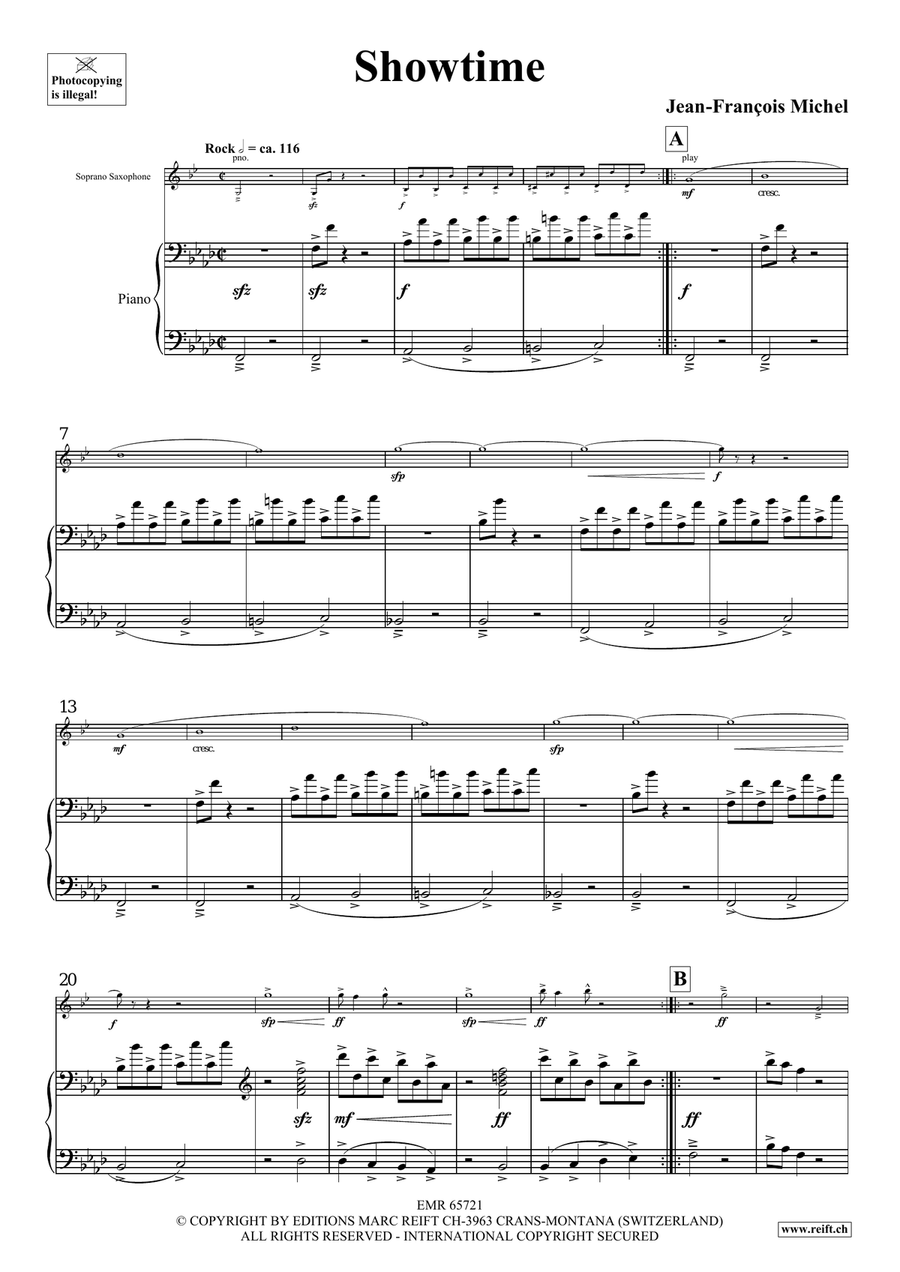 Showtime Showtime Soprano Saxophone scores gallery preview page 5