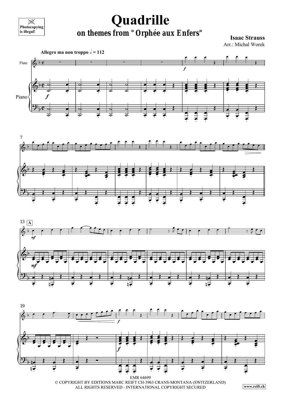 Quadrille Quadrille Flute Solo scores gallery preview page 4