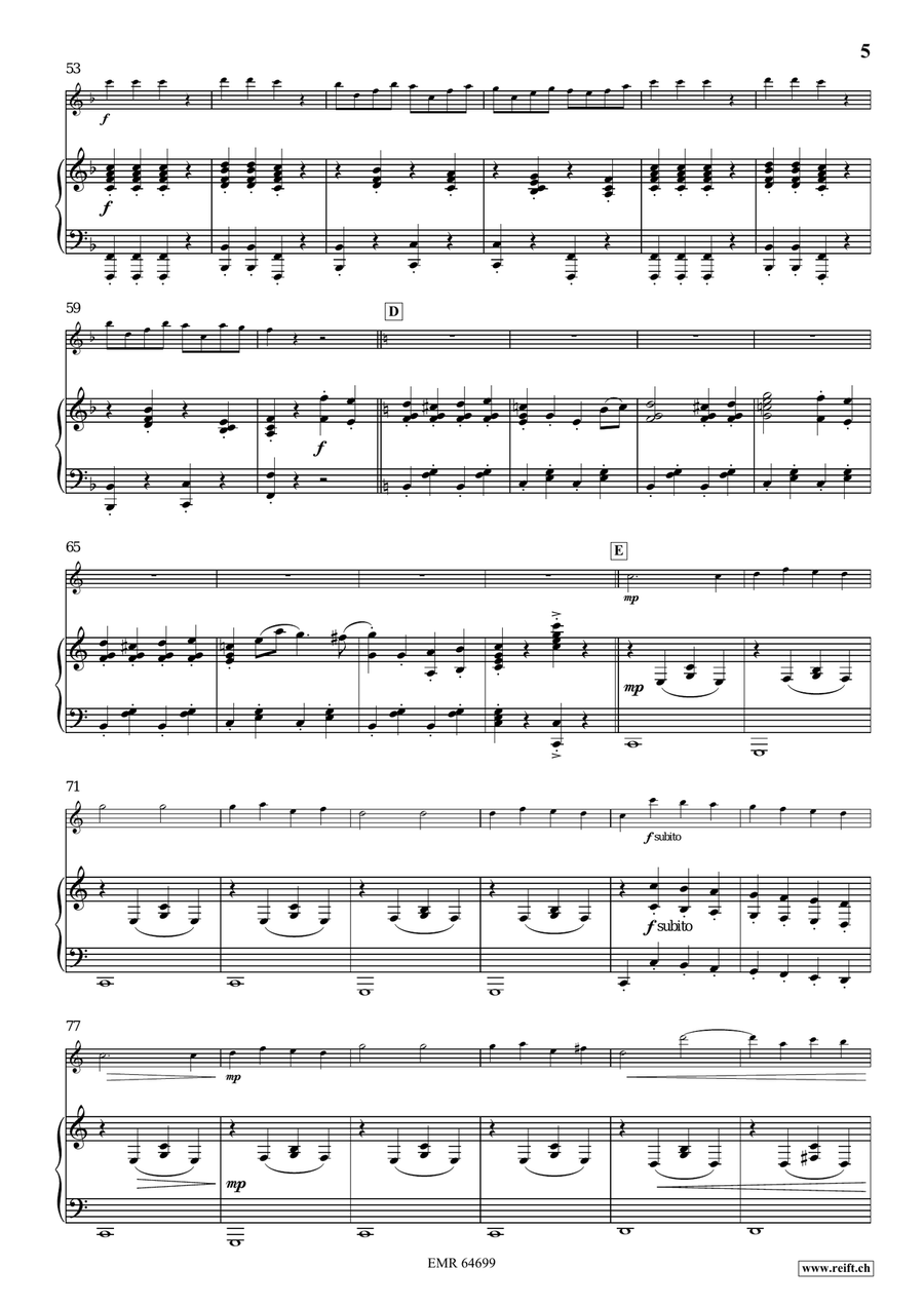 Quadrille Quadrille Flute Solo scores gallery preview page 6