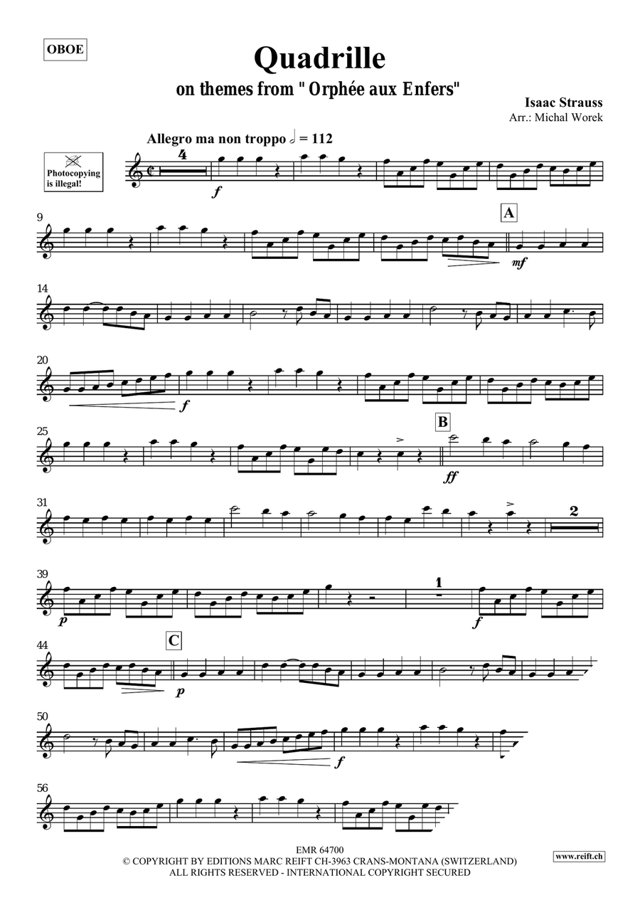 Quadrille Quadrille Piano Accompaniment scores gallery preview page 3