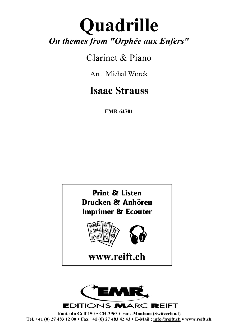 Quadrille Quadrille Clarinet Solo scores gallery preview page 2