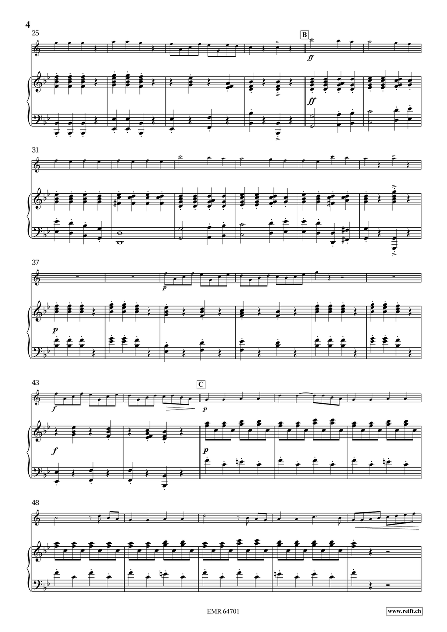 Quadrille Quadrille Clarinet Solo scores gallery preview page 5
