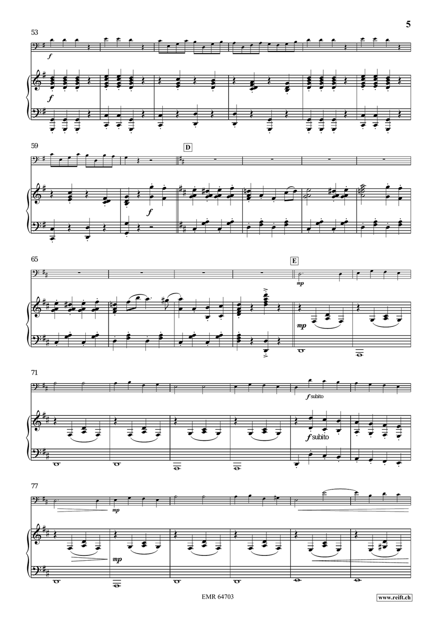 Quadrille Quadrille Bassoon Solo scores gallery preview page 6