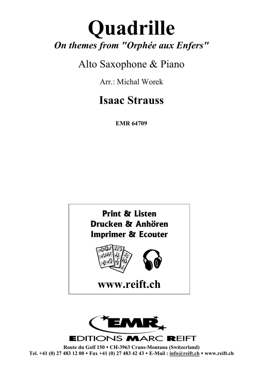Quadrille Quadrille Alto Saxophone scores gallery preview page 2