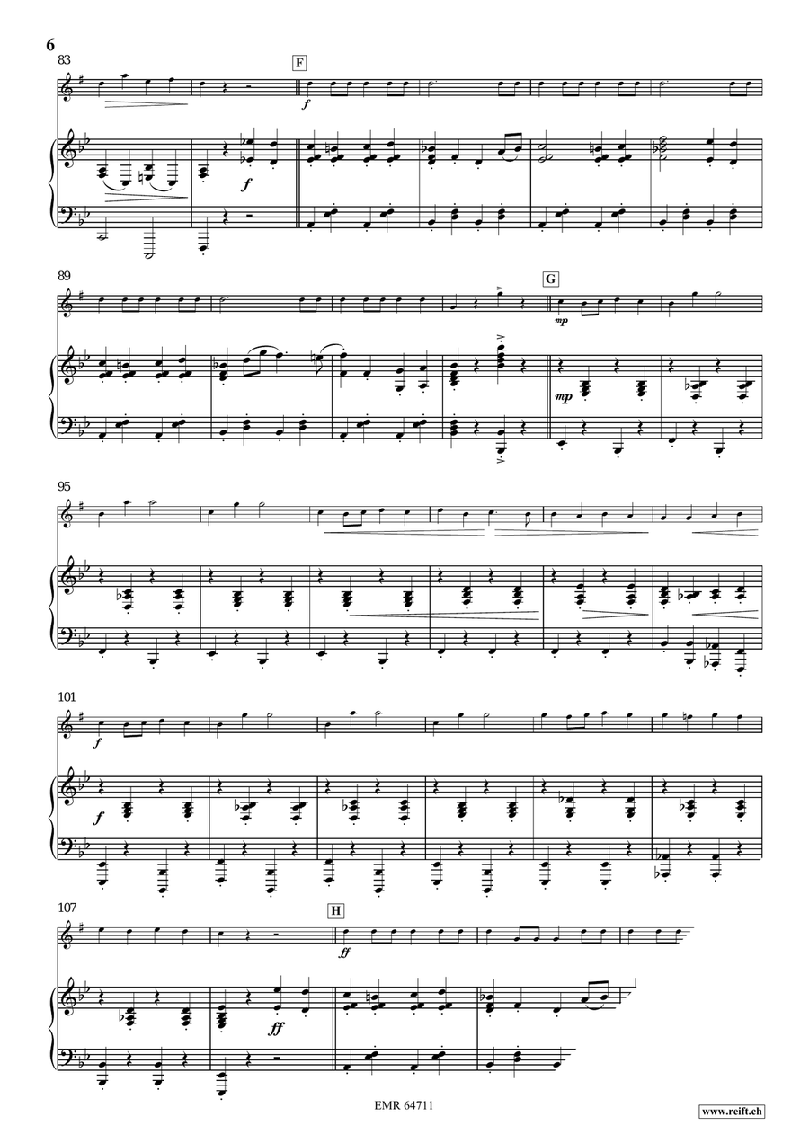 Quadrille Quadrille Baritone Saxophone scores gallery preview page 7