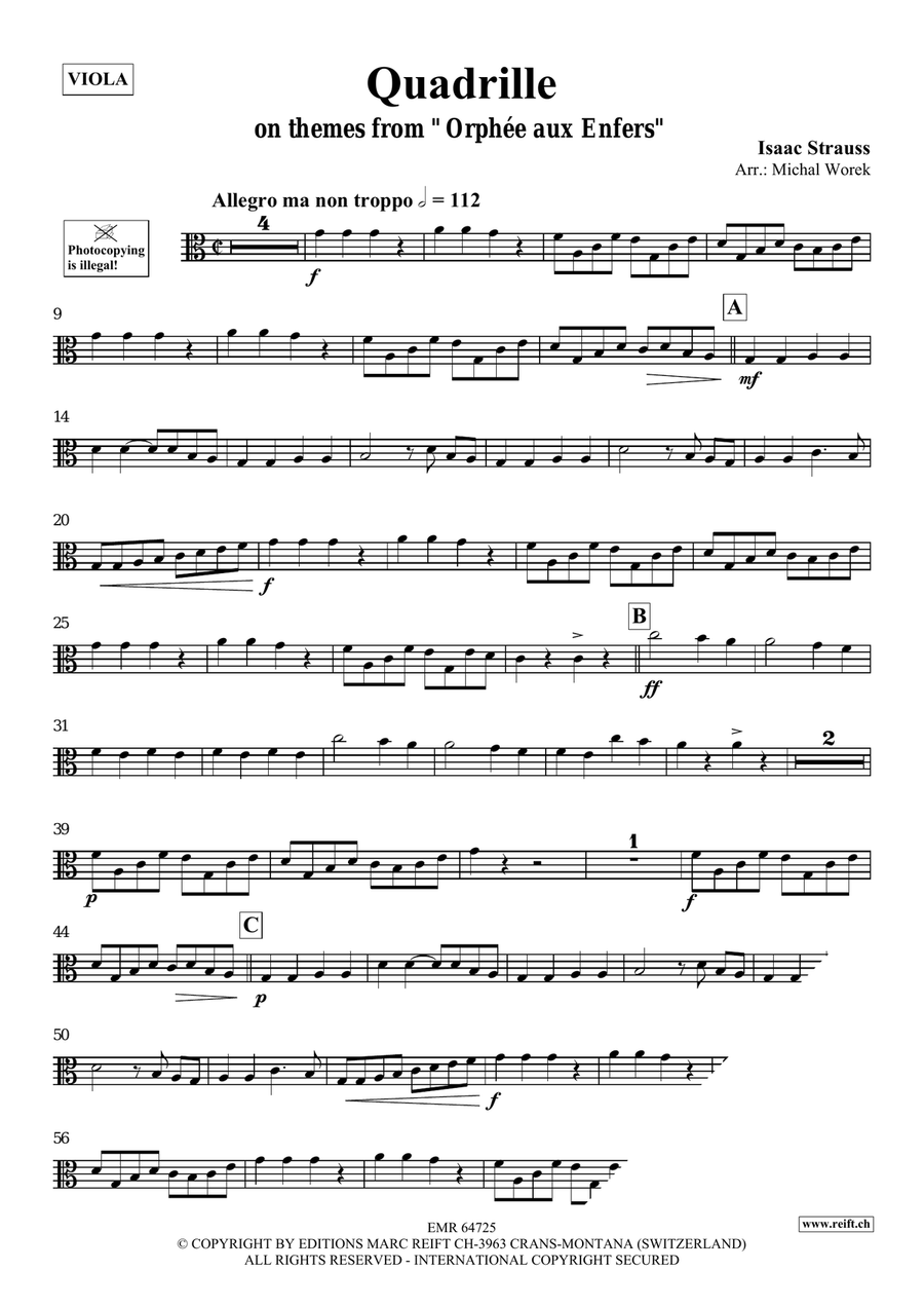 Quadrille Quadrille Piano Accompaniment scores gallery preview page 3