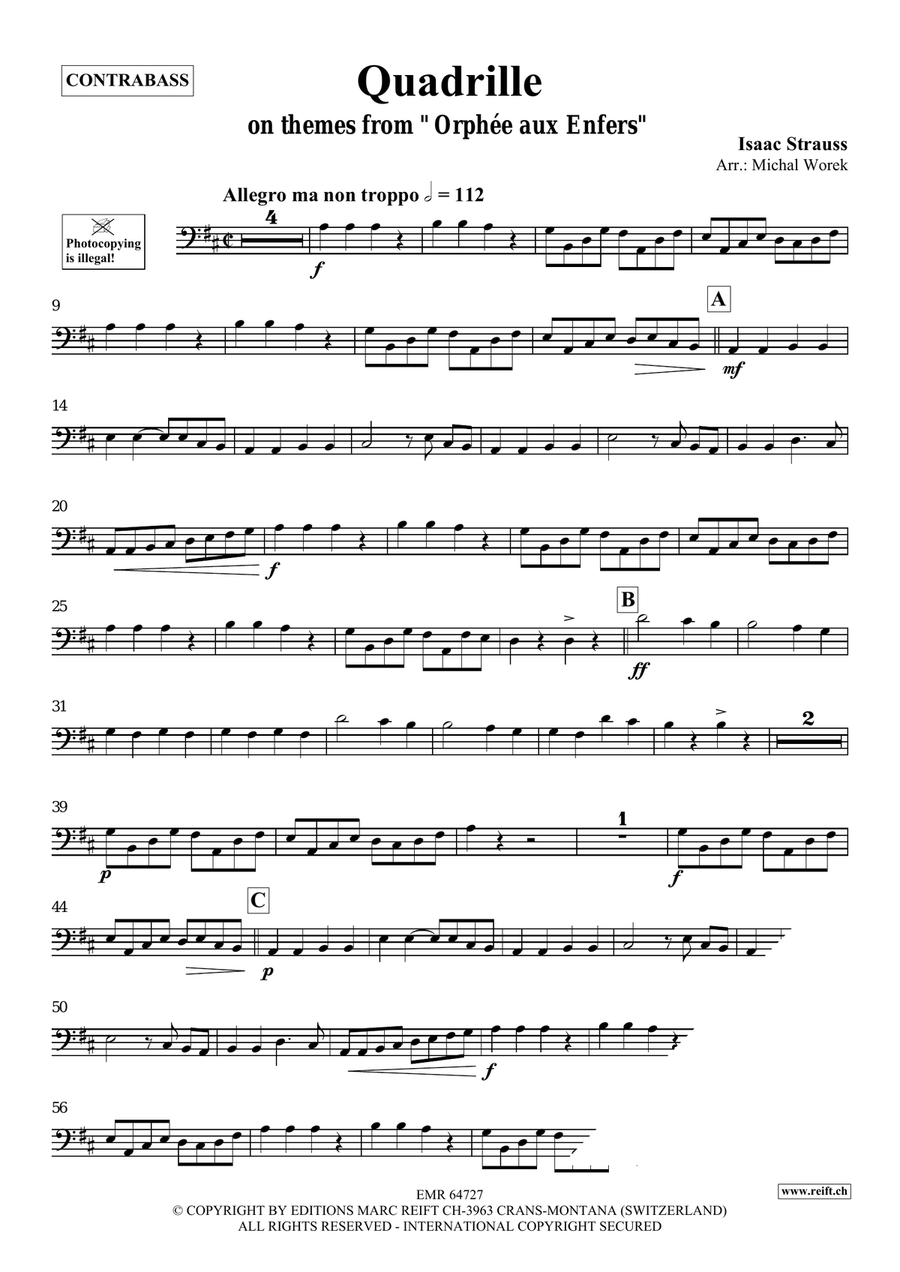 Quadrille Quadrille Double Bass scores gallery preview page 3
